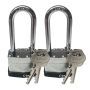 UBMOVE Wholesale Padlock 1-1/2" (2 Pack) Long Shank
