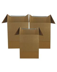 3 Pack Wardrobe Moving Boxes 