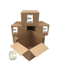 ubmove moving kit 6 boxes shipping labels tape for moving
