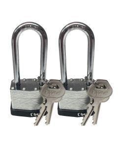 UBMOVE Wholesale Padlock 1-1/2" (2 Pack) Long Shank
