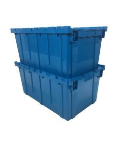 Storage and Packing Plastic Crates, 27" x 17" x 12.5" Pack of 2